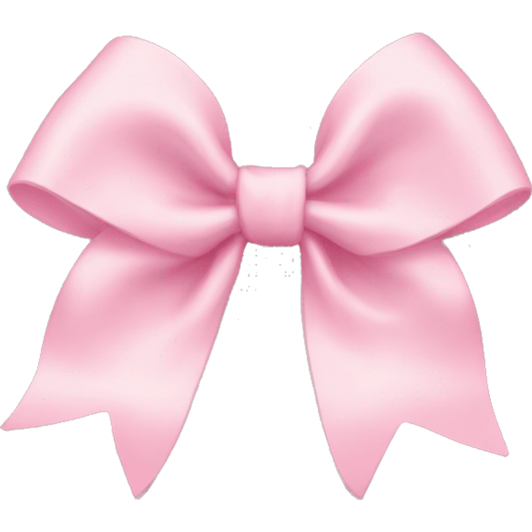 Baby pink bow emoji