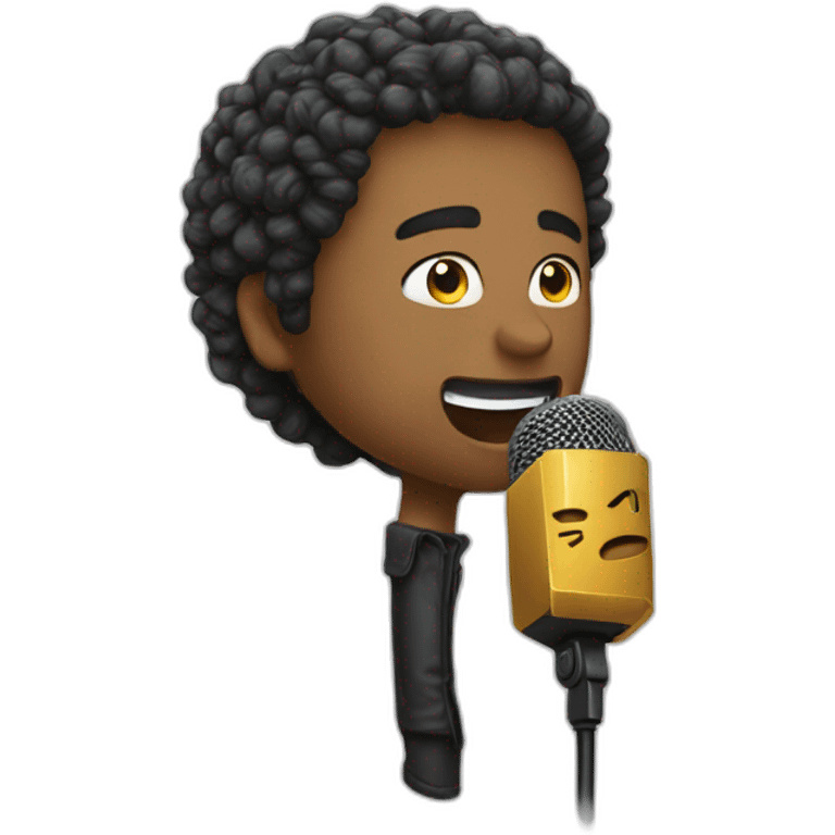 Mic drop emoji