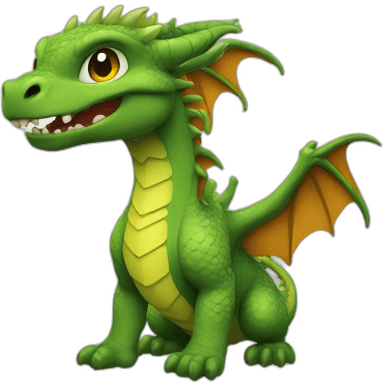 dragon cute trendy emoji