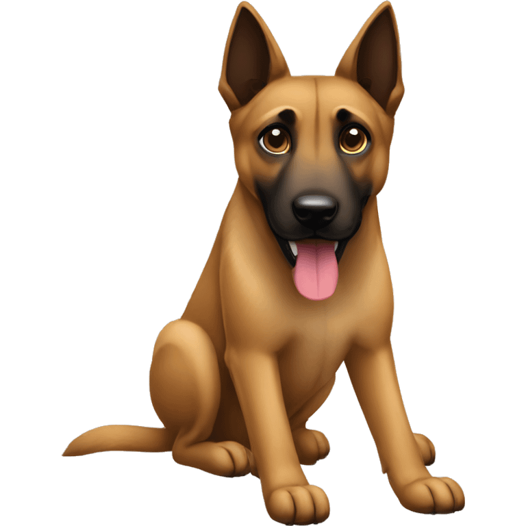 Belgian Malinois Dog Breed Full Body emoji