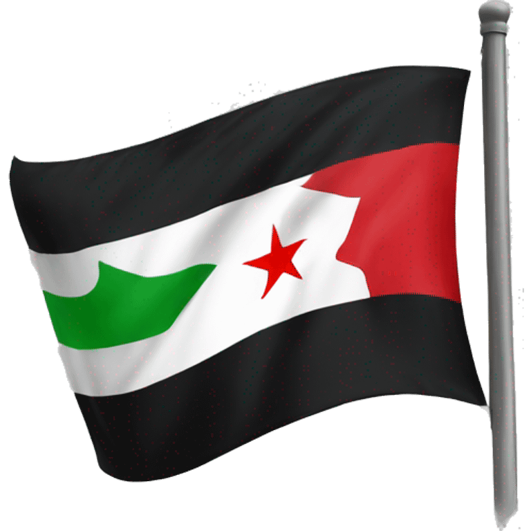 Free syria flag emoji