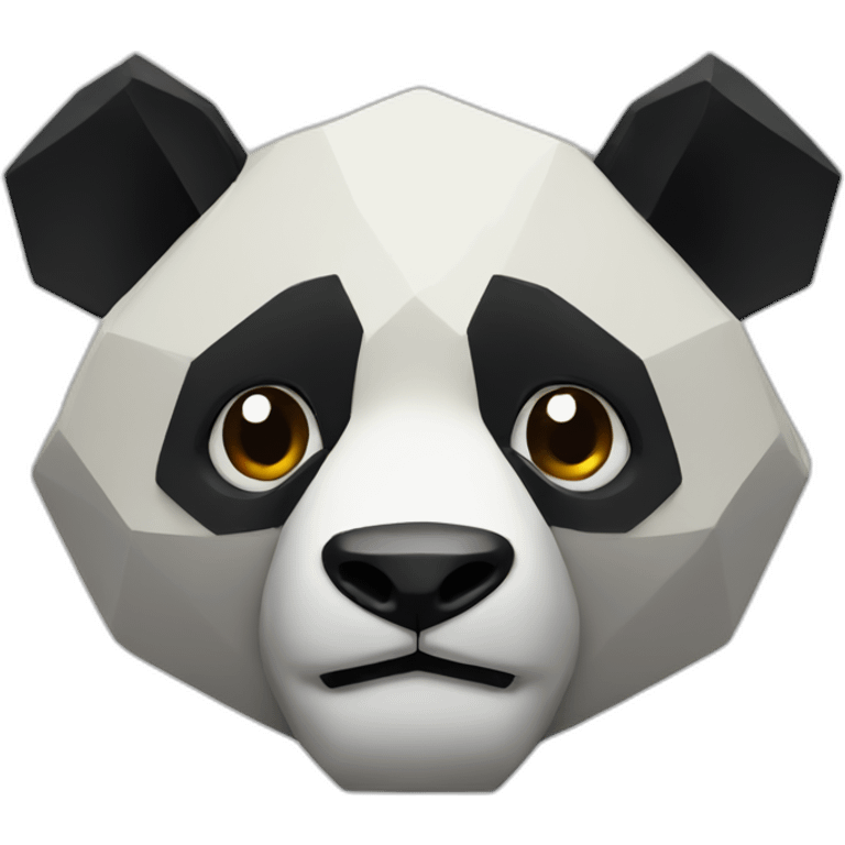 Polygon Panda emoji