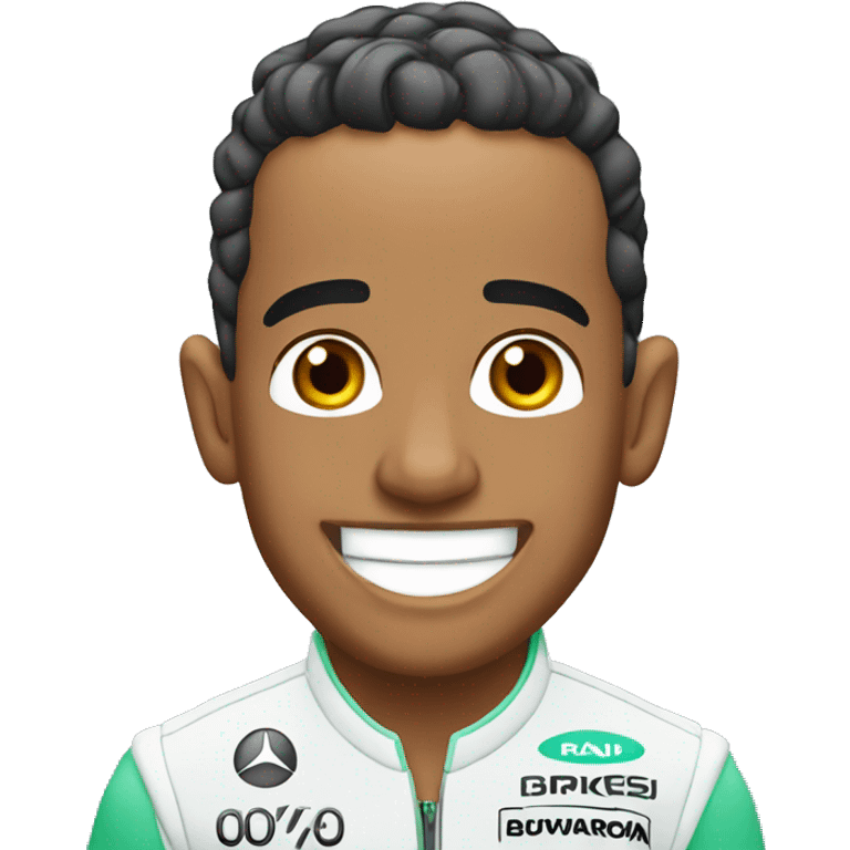 Lewis Hamilton Happy emoji