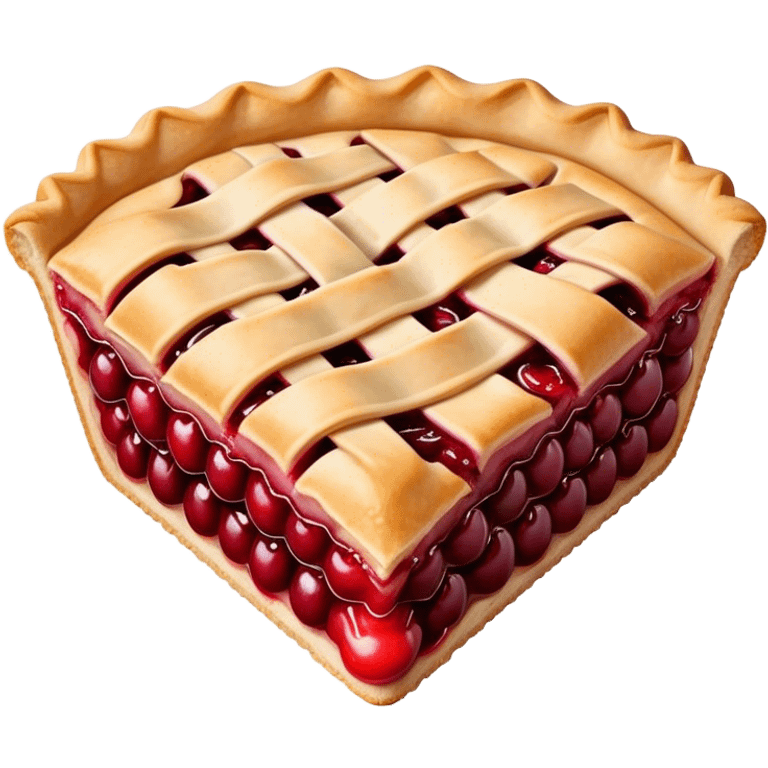 slice of cherry pie emoji