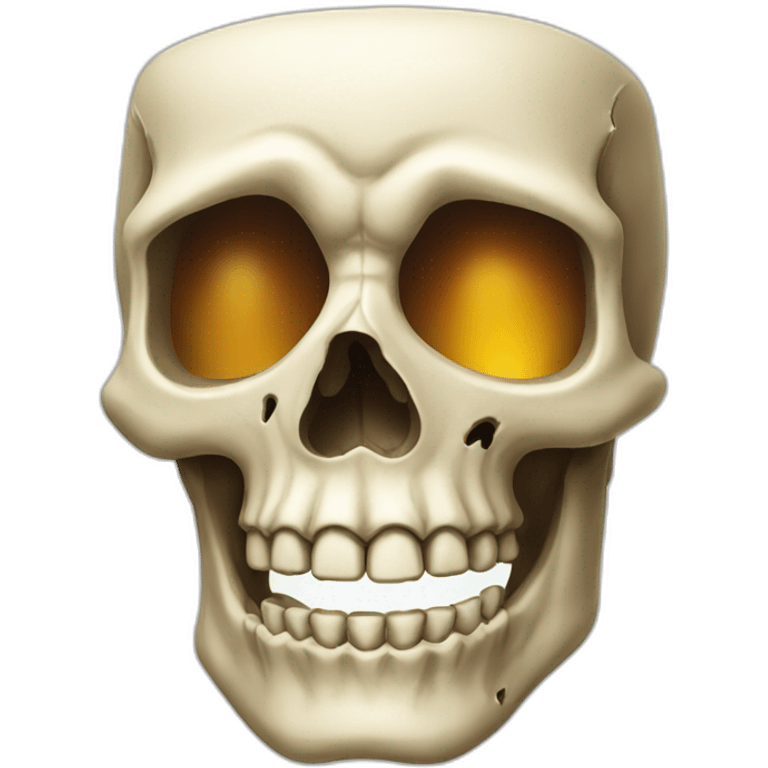 beer skull emoji