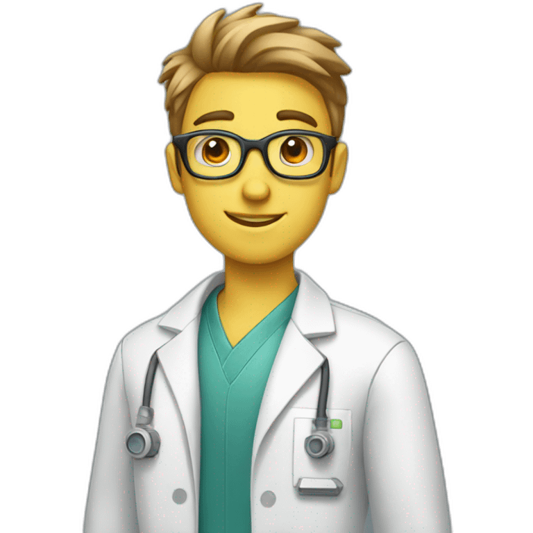 robotics student scientist male emoji