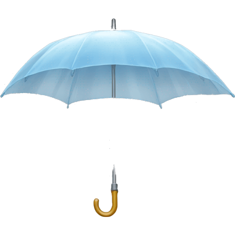 Transparent umbrella emoji