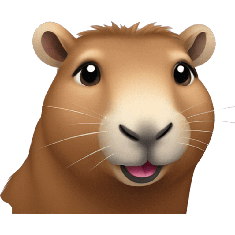 tongue out capybara  emoji