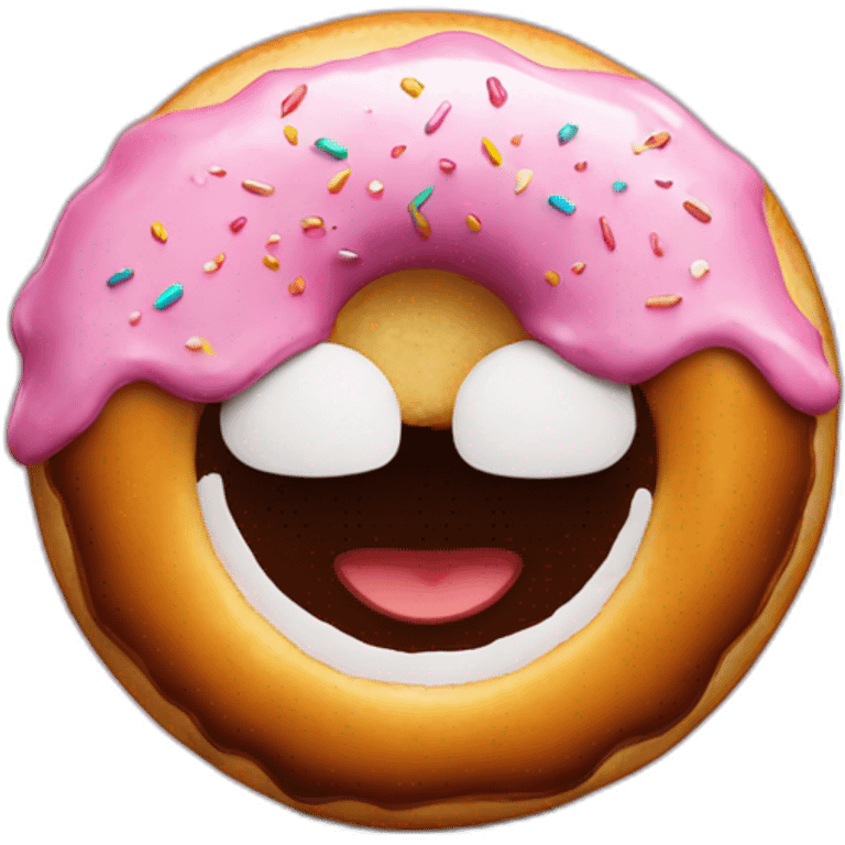 happy donut emoji