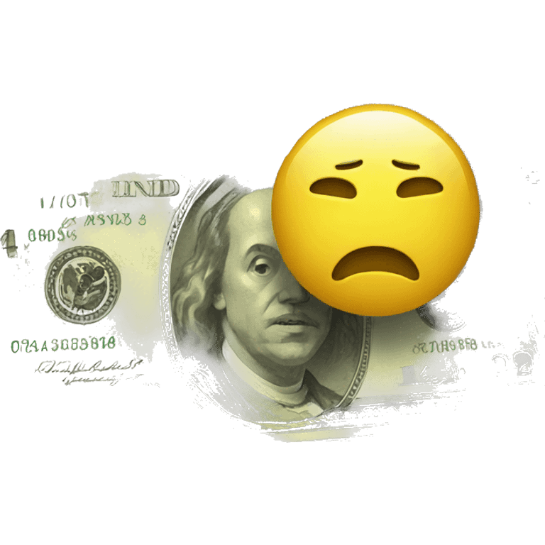 shocked and money emoji