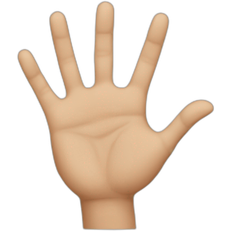 hand gesture of small emoji