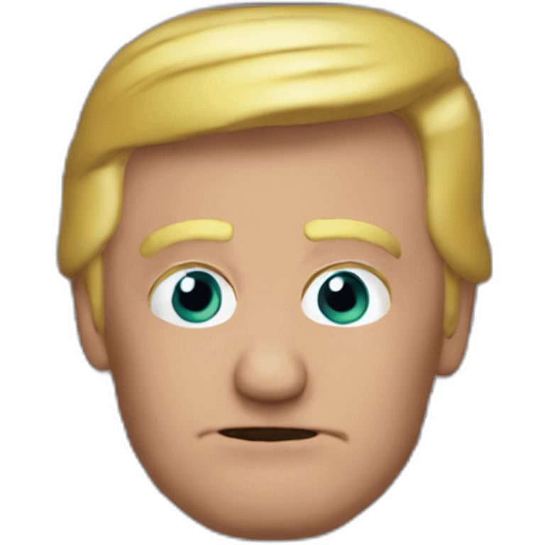 Trump mug shot emoji