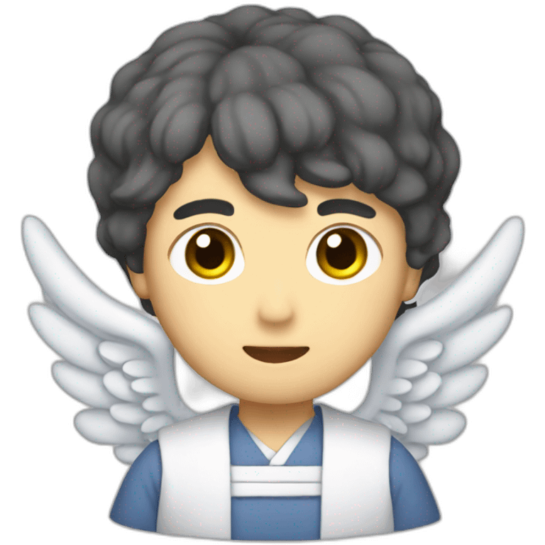 Japanese male angel emoji