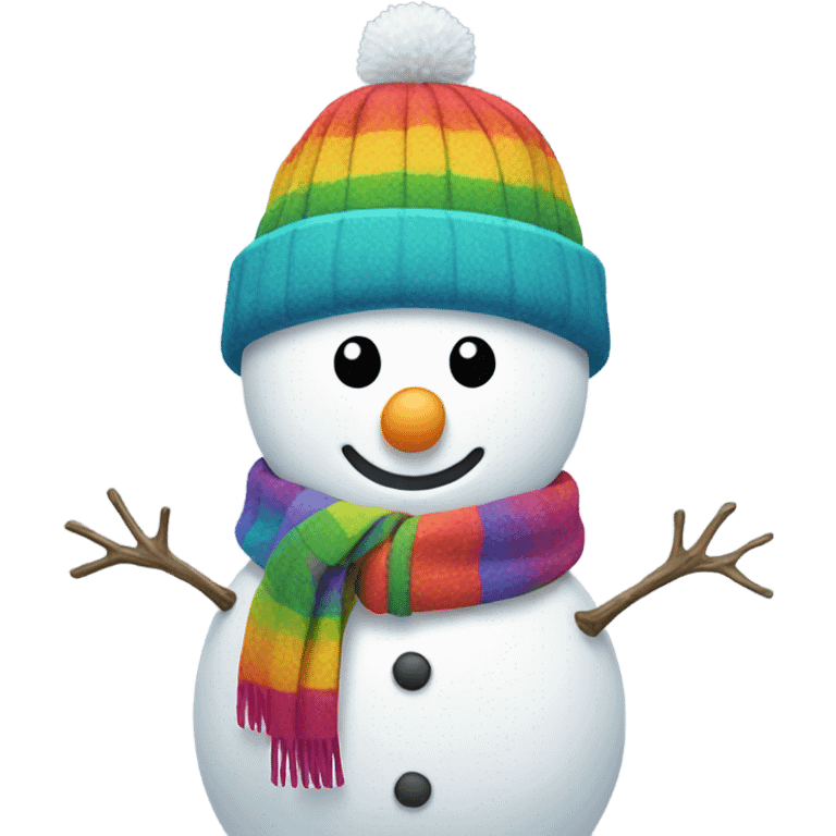 Snowman wearing a coat emoji