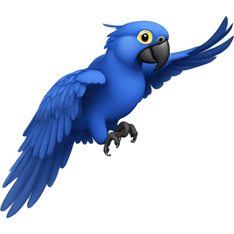 Hyacinth Macaw Flying emoji