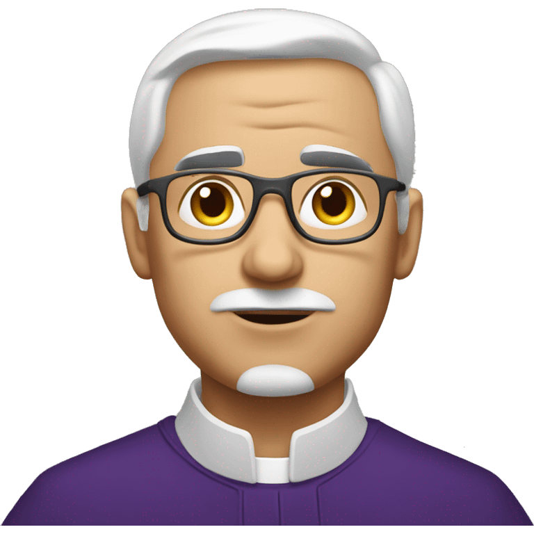 a catholic priest annoyed emoji