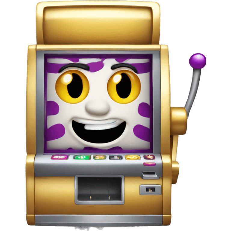 anthropomorphic slot machine  emoji