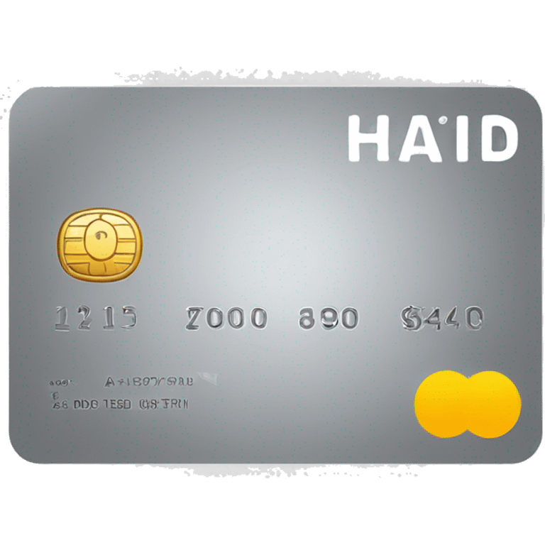 hold banking card emoji