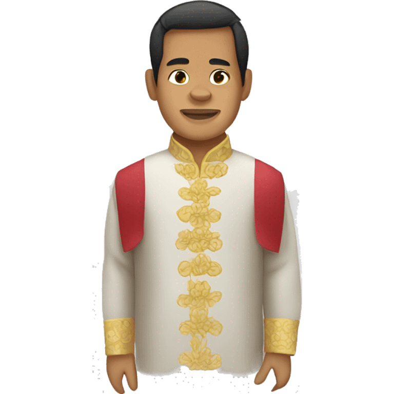 Filipino wearing barong  emoji