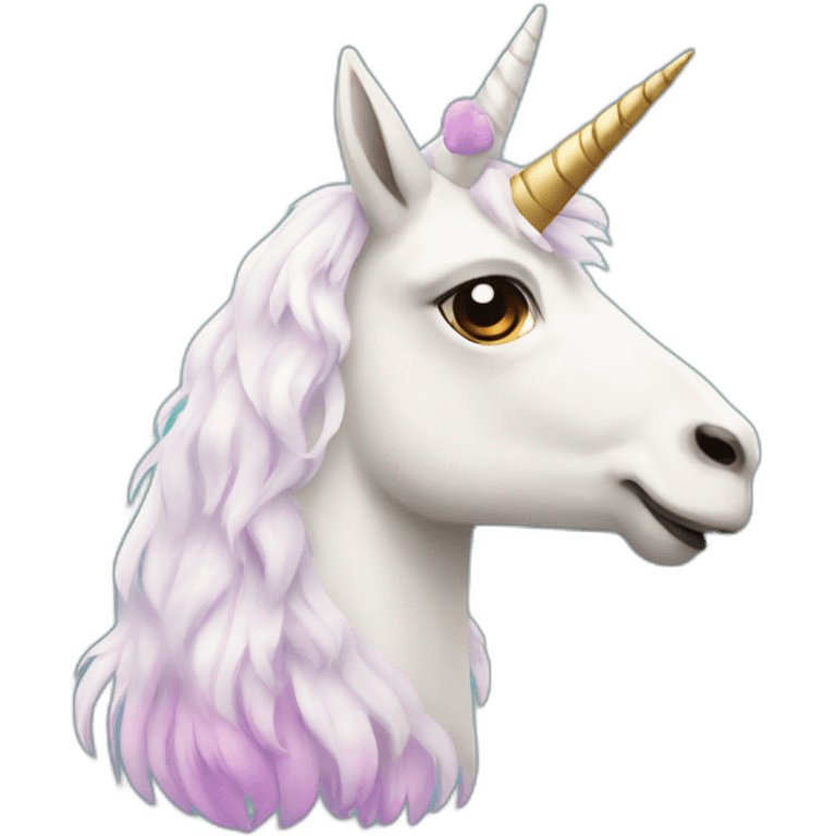 unicorn llama emoji