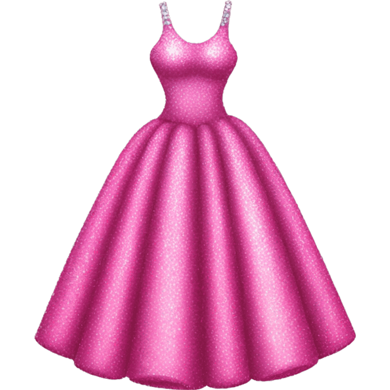 pink sparkly shiny dress emoji