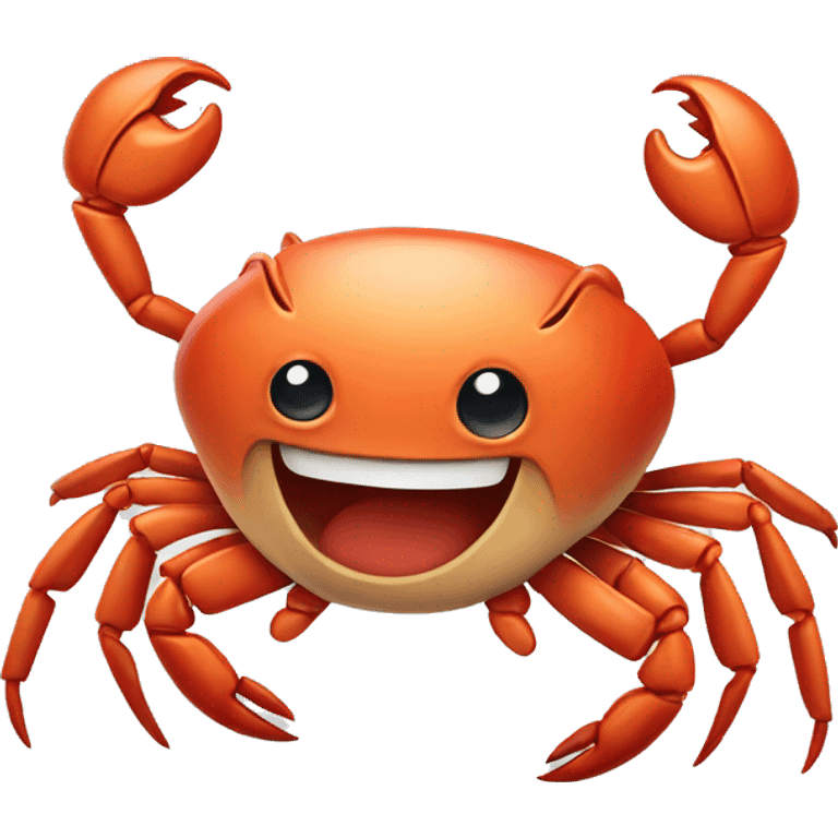 crab showing a thumbs up emoji