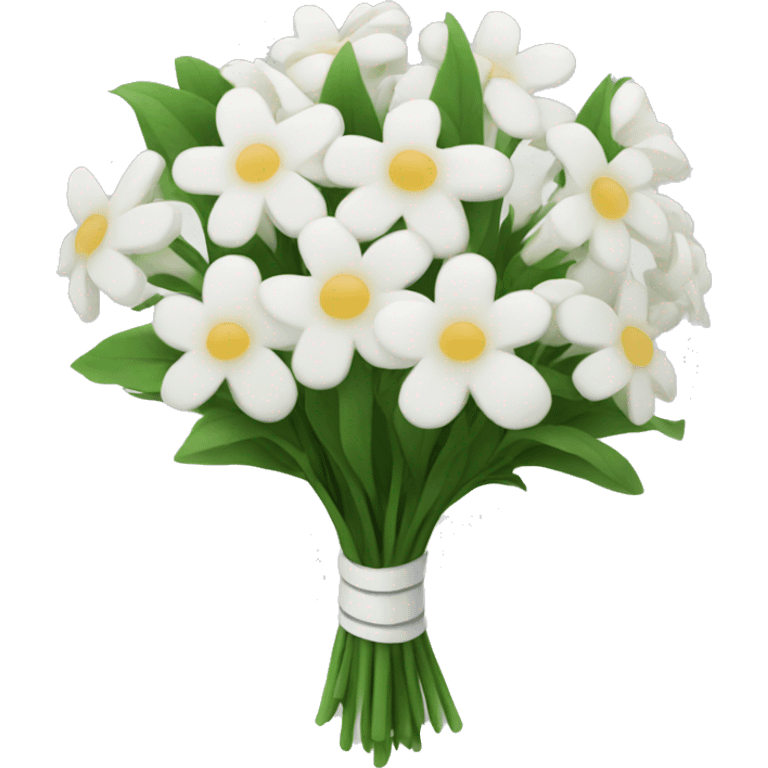 Bouquet of white flowers emoji