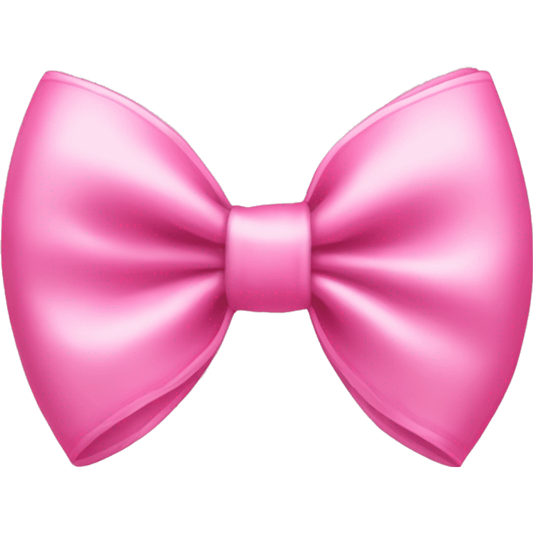 Cute pink bow emoji