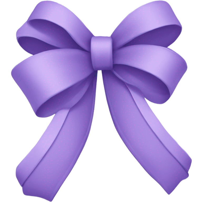 A lavender bow emoji