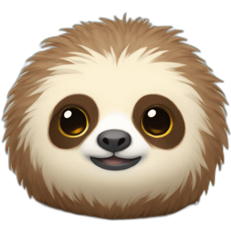 Fluffy Stuffed Toy Sloth Baby emoji