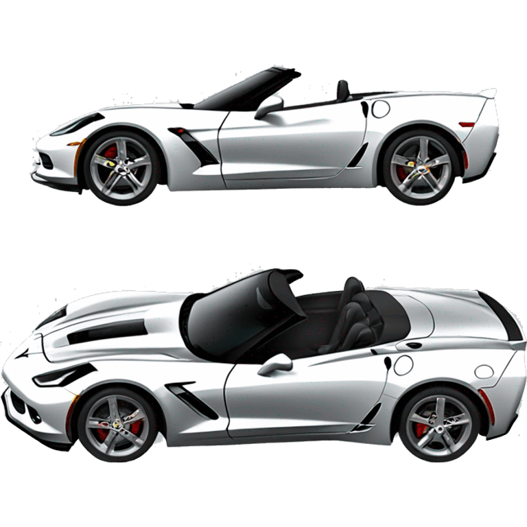 Corvette c6 convertible car emoji