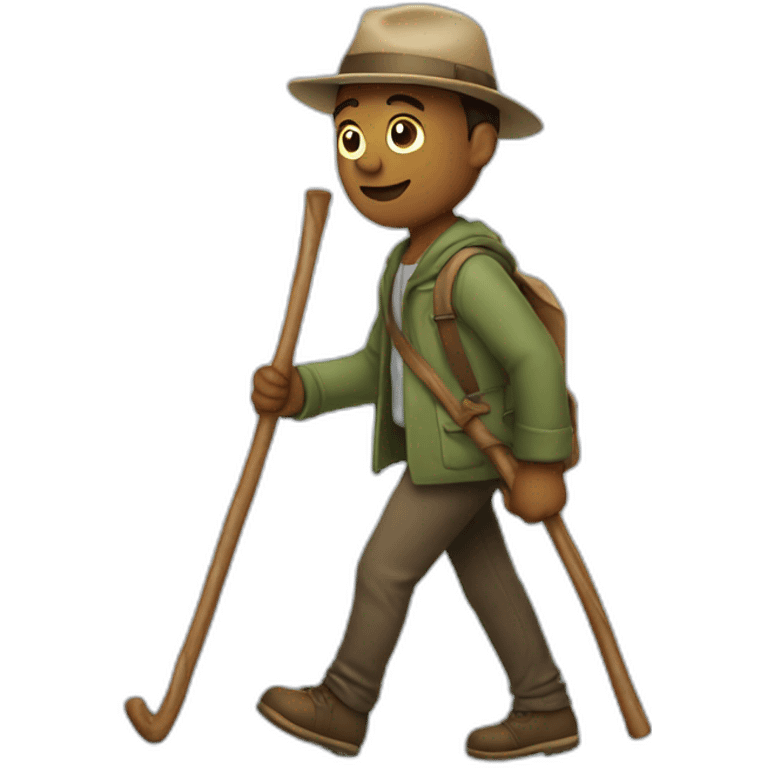 jack walking with a stick emoji