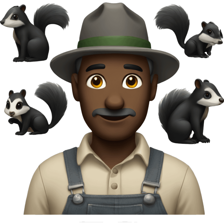 Skunk farmer emoji