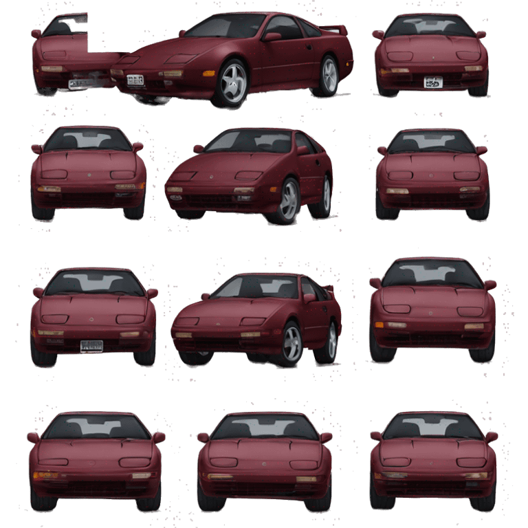 Maroon 300zx Z32 emoji