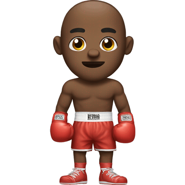 Boxer with big hands emoji