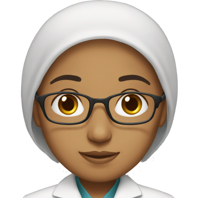 Beautiful Muslim doctor  emoji