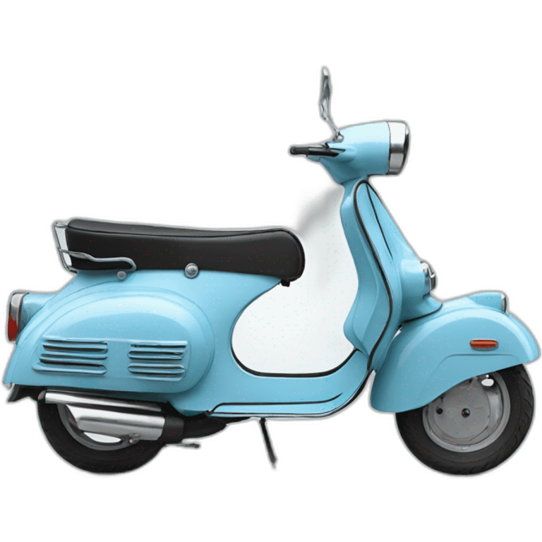 1967 light Blue motovespa emoji