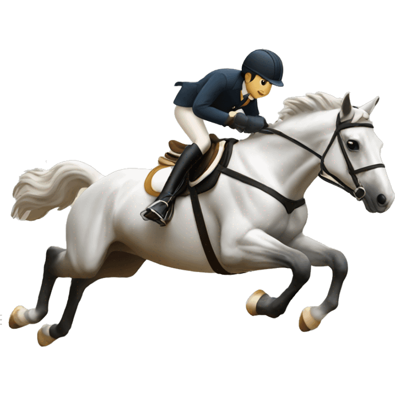 Horse jumping emoji