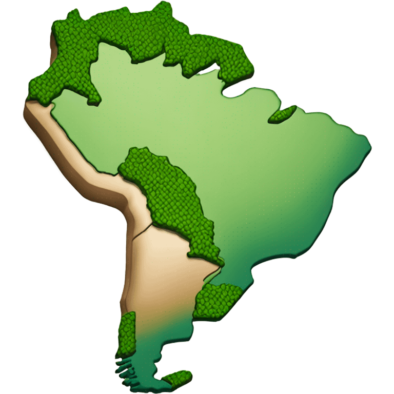 South America earth emoji