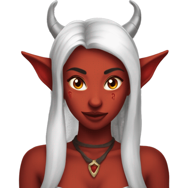 Meru the red skin succubus emoji