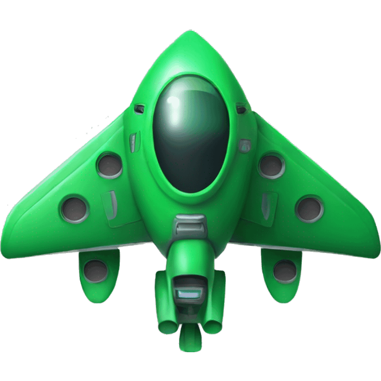 spaceship green emoji