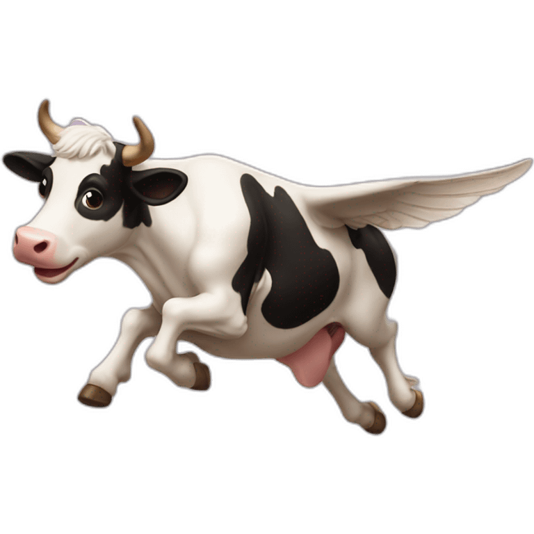 flying cow emoji