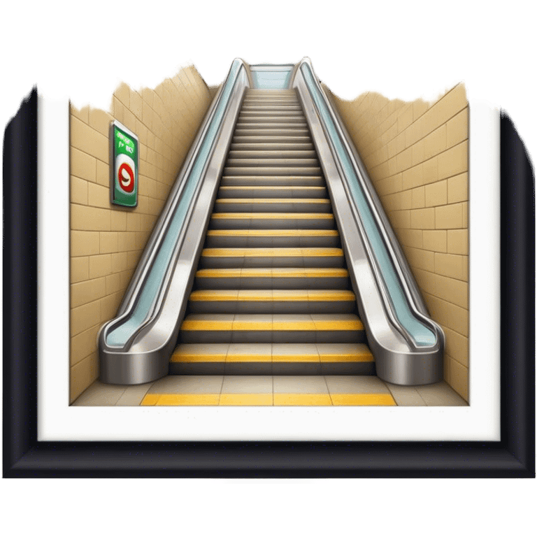 the entrance to the subway where the stairs go down emoji