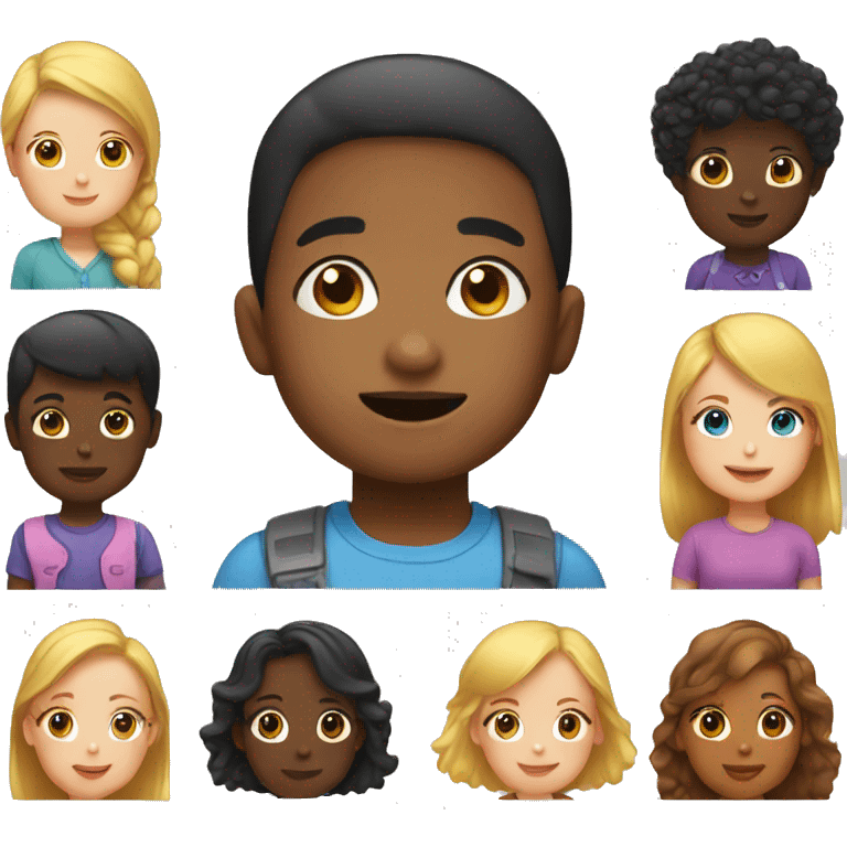 toddler playground diversity emoji