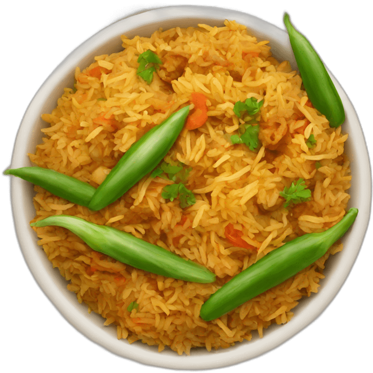 Vegetable Biryani halal emoji