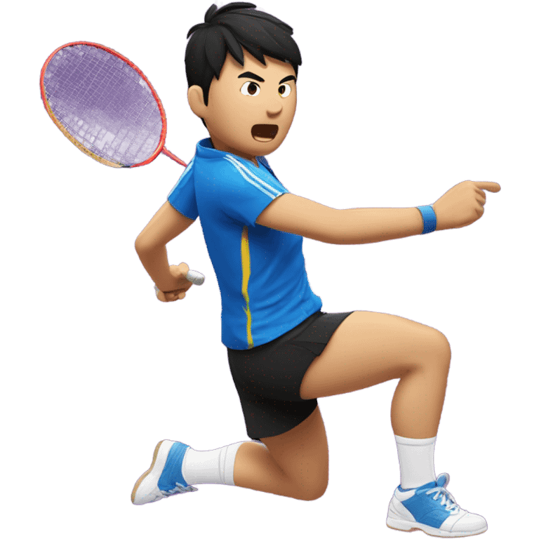 Asian badminton player emoji