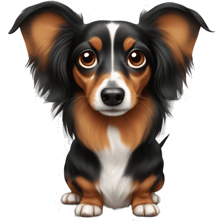 Papillon dachshund  emoji