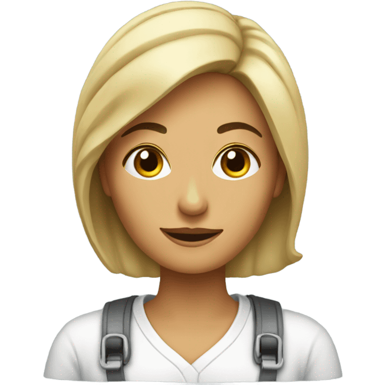 woman with vac emoji