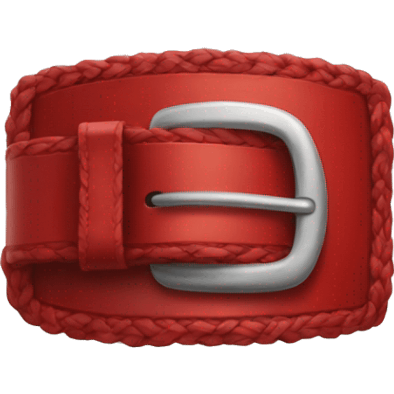 red buckle emoji