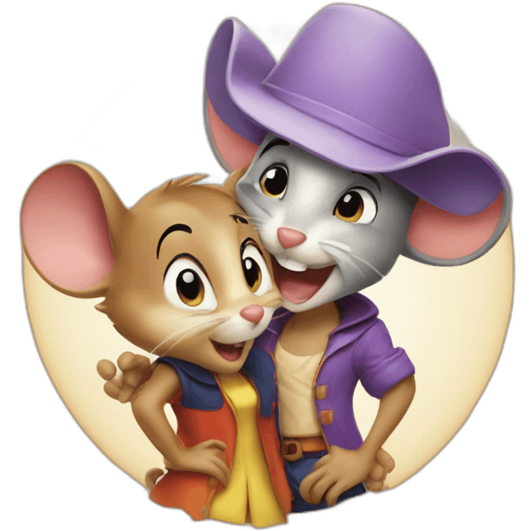 Fievel and Tanya mice emoji